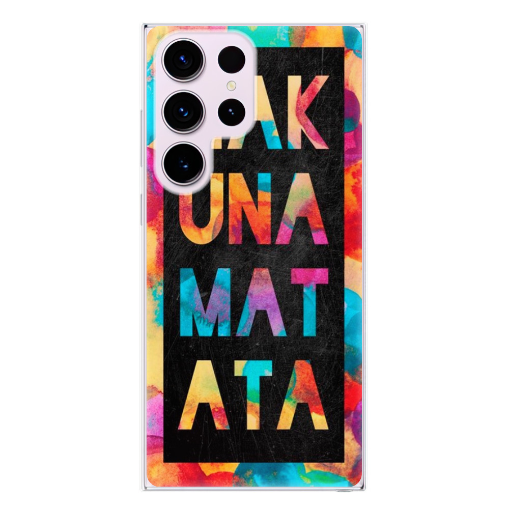 Odolné silikónové puzdro iSaprio - Hakuna Matata 01 - Samsung Galaxy S23 Ultra