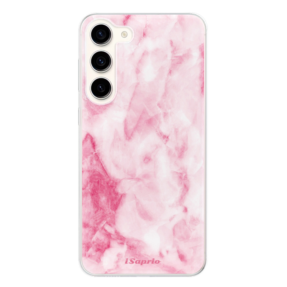 Odolné silikónové puzdro iSaprio - RoseMarble 16 - Samsung Galaxy S23+ 5G