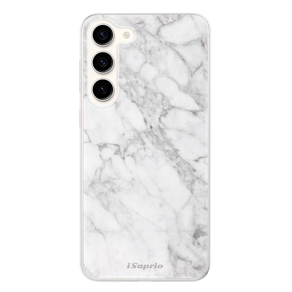 Odolné silikónové puzdro iSaprio - SilverMarble 14 - Samsung Galaxy S23+ 5G