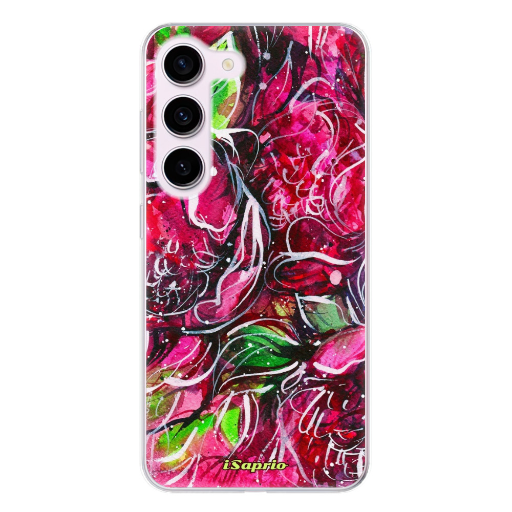 Odolné silikónové puzdro iSaprio - Burgundy - Samsung Galaxy S23 5G