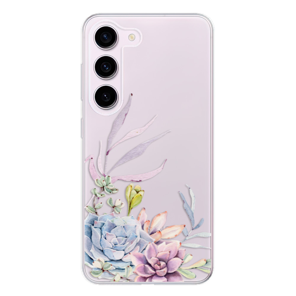 Odolné silikónové puzdro iSaprio - Succulent 01 - Samsung Galaxy S23 5G