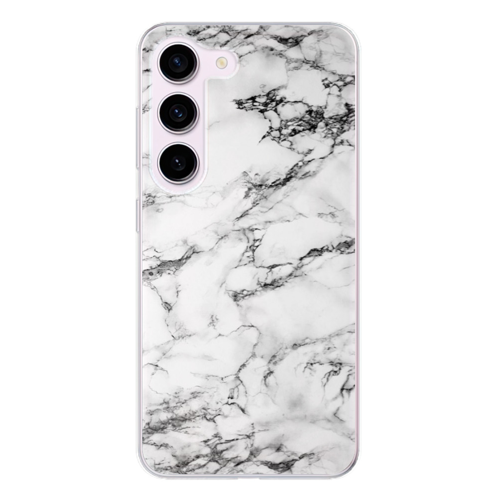 Odolné silikónové puzdro iSaprio - White Marble 01 - Samsung Galaxy S23 5G
