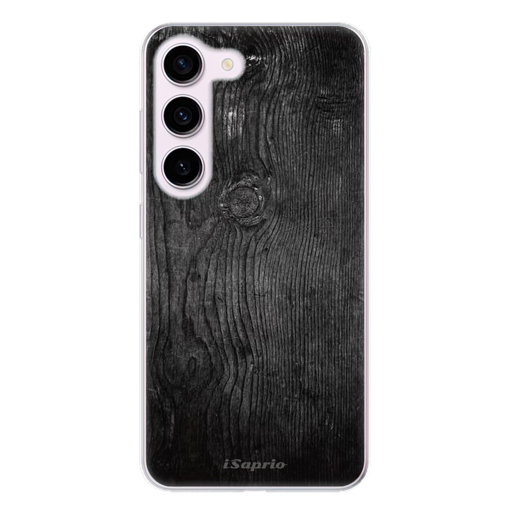 Odolné silikónové puzdro iSaprio - Black Wood 13 - Samsung Galaxy S23 5G