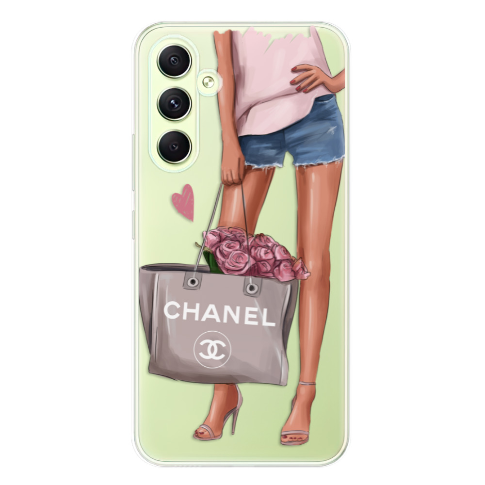 Odolné silikónové puzdro iSaprio - Fashion Bag - Samsung Galaxy A54 5G