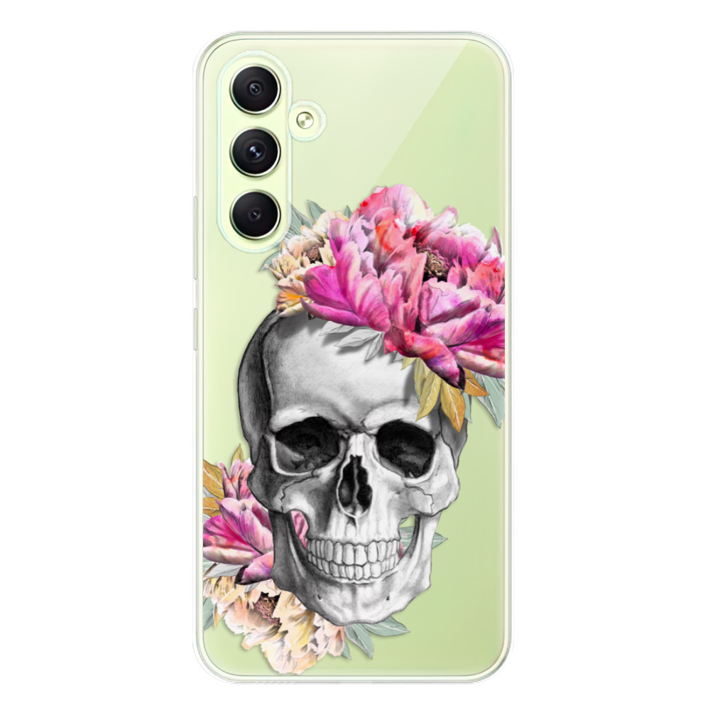 Odolné silikónové puzdro iSaprio - Pretty Skull - Samsung Galaxy A54 5G