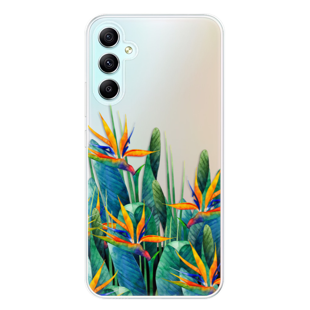 Odolné silikónové puzdro iSaprio - Exotic Flowers - Samsung Galaxy A34 5G
