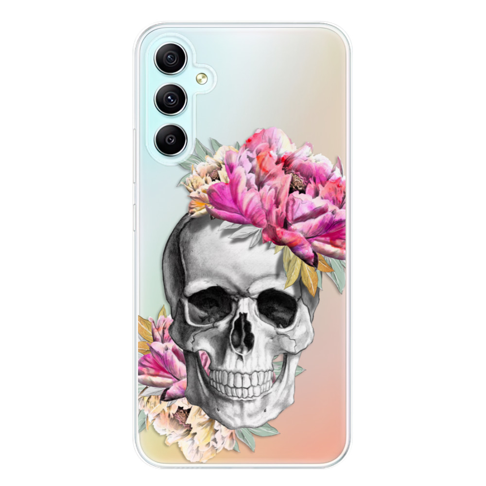 Odolné silikónové puzdro iSaprio - Pretty Skull - Samsung Galaxy A34 5G