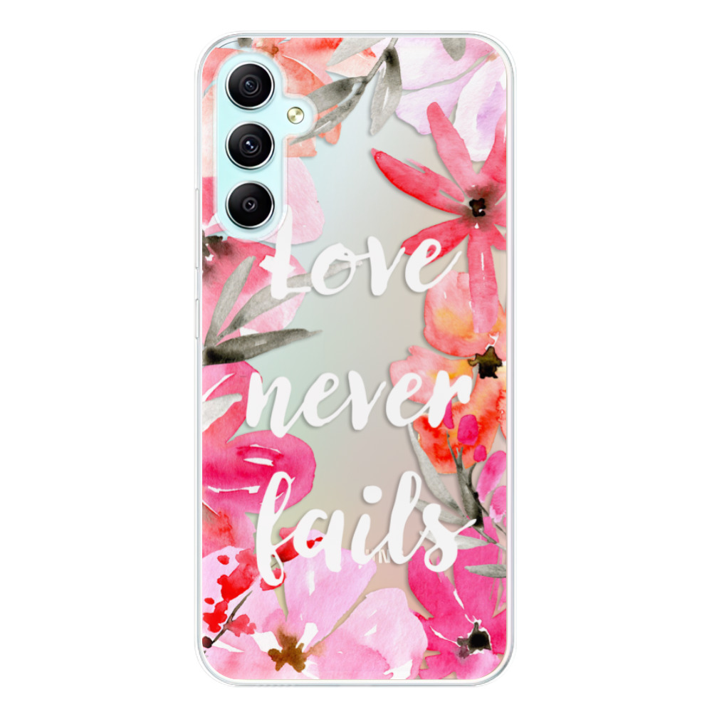Odolné silikónové puzdro iSaprio - Love Never Fails - Samsung Galaxy A34 5G