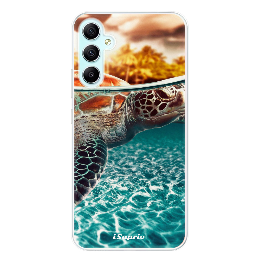 Odolné silikónové puzdro iSaprio - Turtle 01 - Samsung Galaxy A34 5G