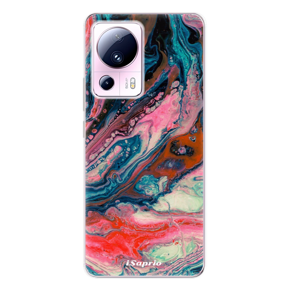 Odolné silikónové puzdro iSaprio - Abstract Paint 01 - Xiaomi 13 Lite
