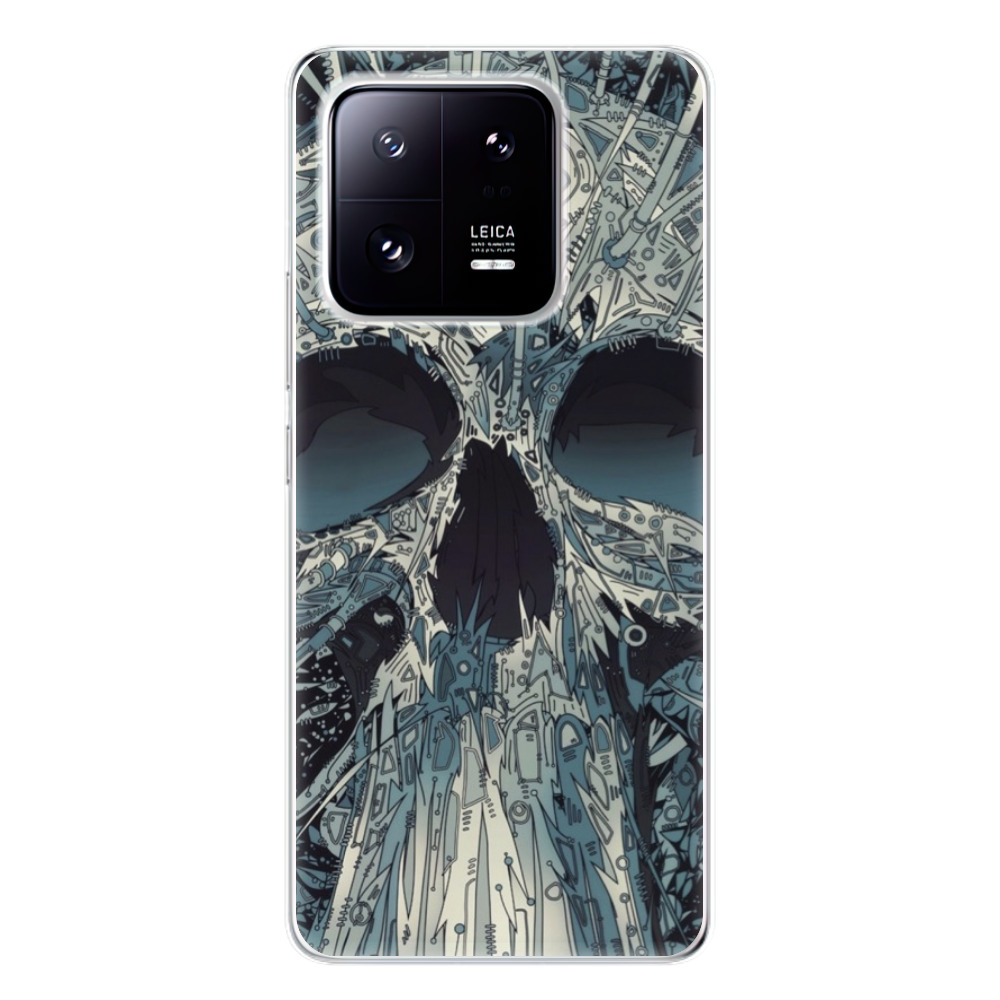 Odolné silikónové puzdro iSaprio - Abstract Skull - Xiaomi 13 Pro