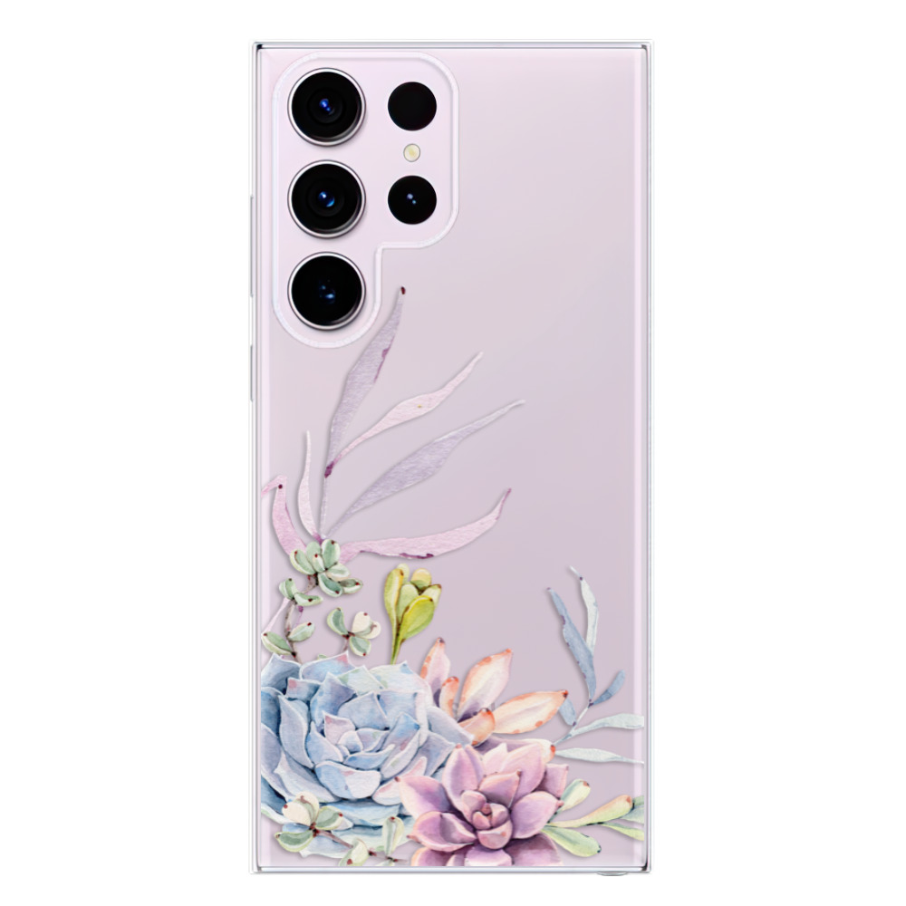 Odolné silikónové puzdro iSaprio - Succulent 01 - Samsung Galaxy S23 Ultra