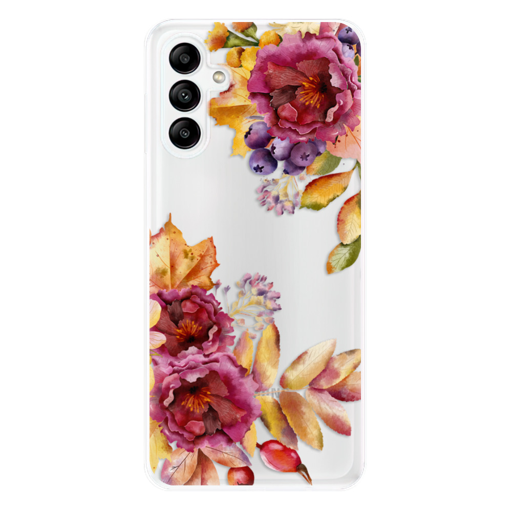 Odolné silikónové puzdro iSaprio - Fall Flowers - Samsung Galaxy A04s