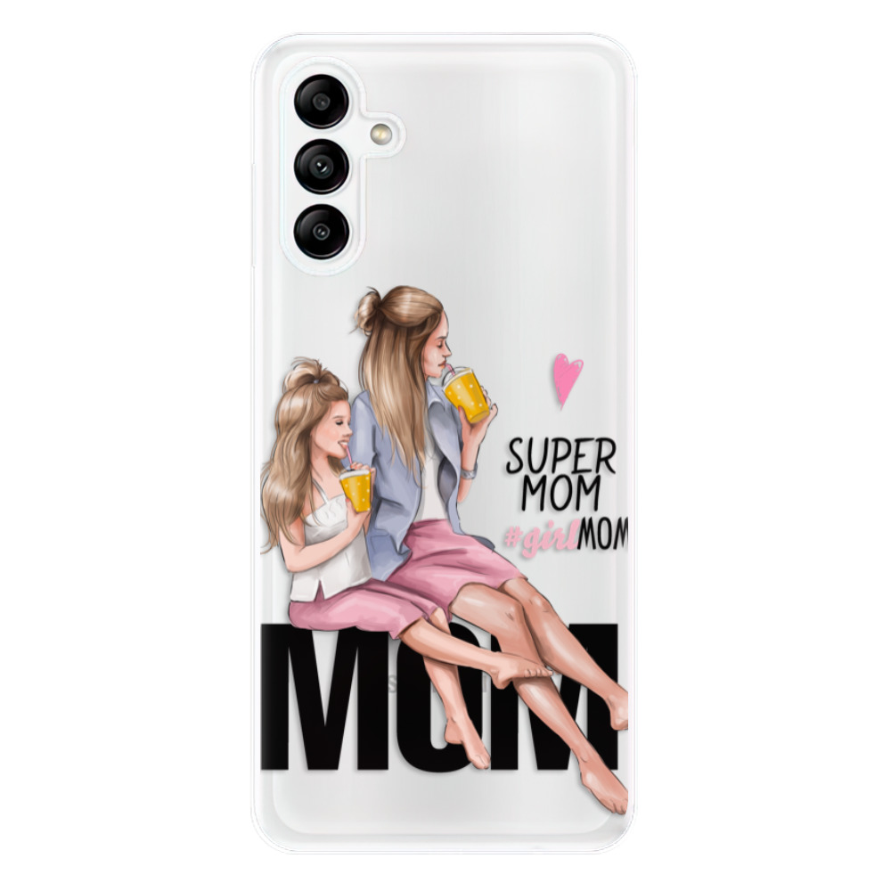 Odolné silikónové puzdro iSaprio - Milk Shake - Blond - Samsung Galaxy A04s