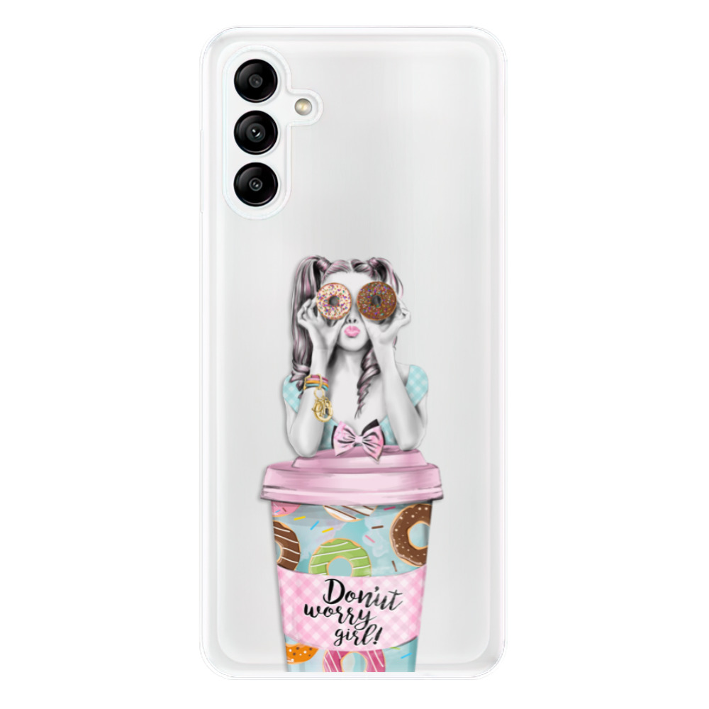 Odolné silikónové puzdro iSaprio - Donut Worry - Samsung Galaxy A04s