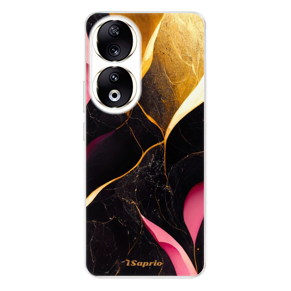 Odolné silikónové puzdro iSaprio - Gold Pink Marble - Honor 90 5G