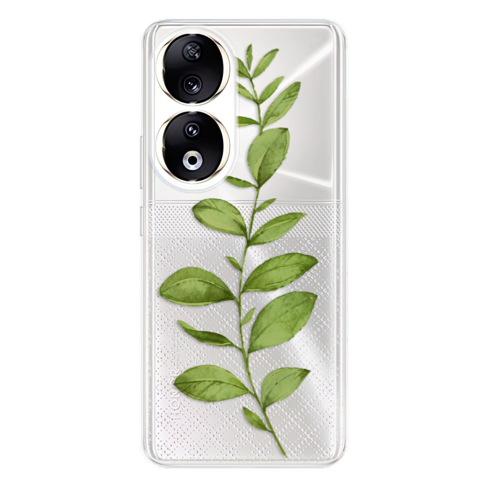 Odolné silikónové puzdro iSaprio - Green Plant 01 - Honor 90 5G