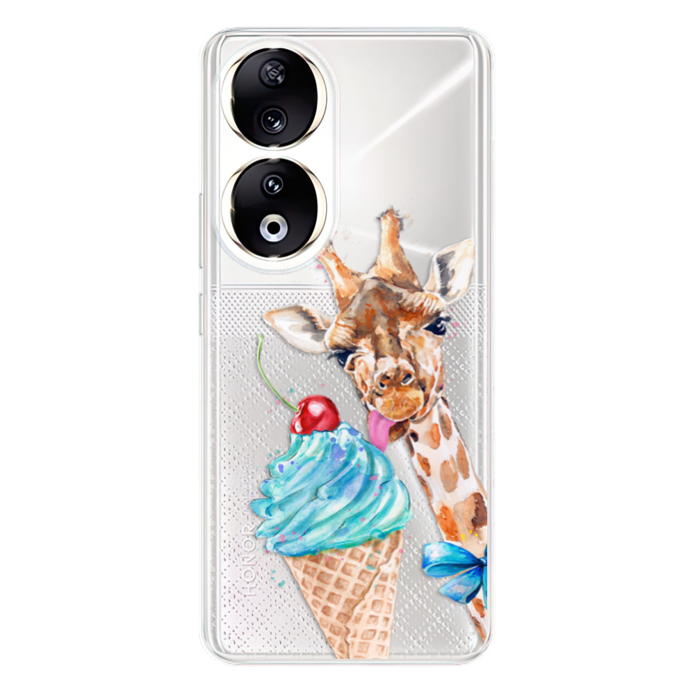 Odolné silikónové puzdro iSaprio - Love Ice-Cream - Honor 90 5G