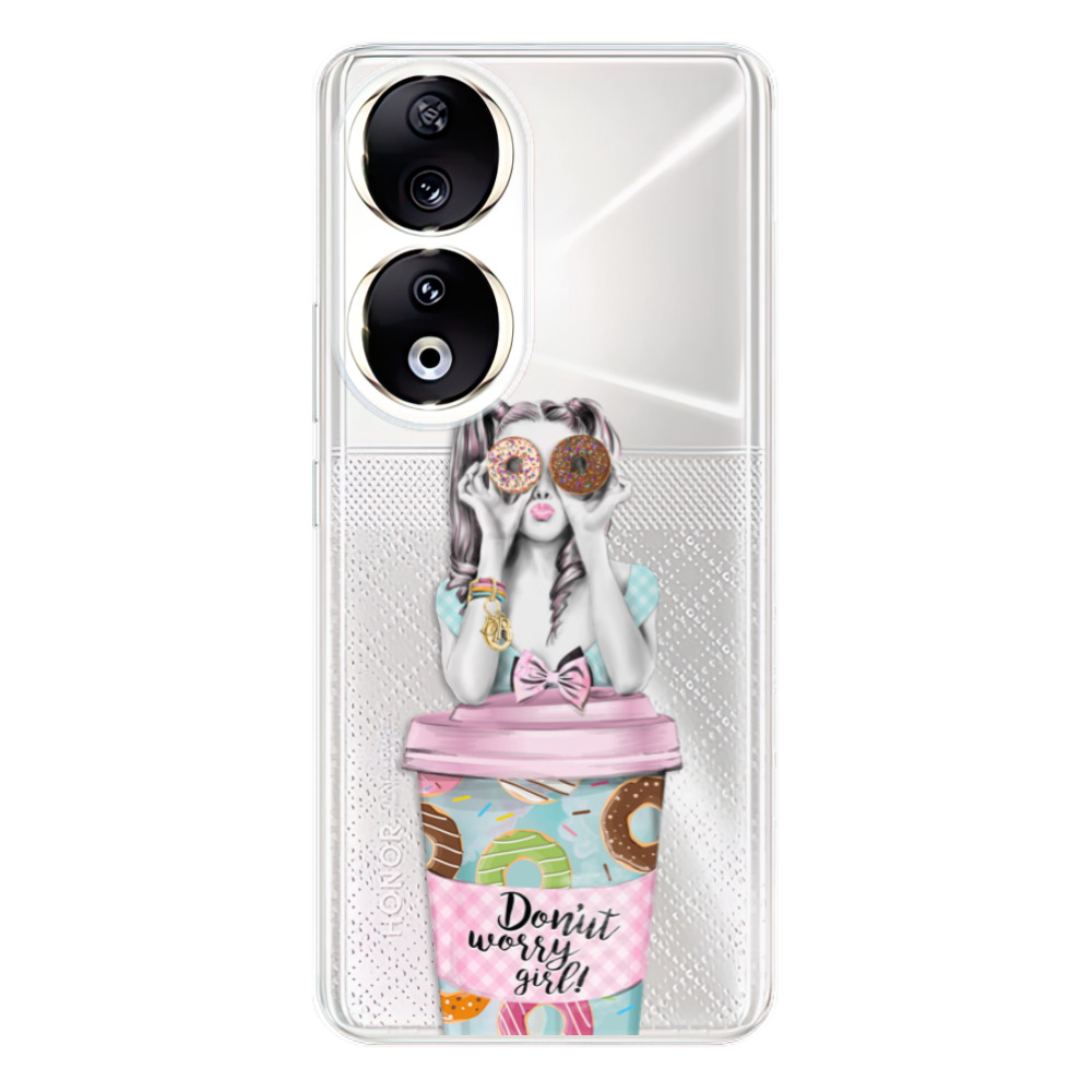Odolné silikónové puzdro iSaprio - Donut Worry - Honor 90 5G