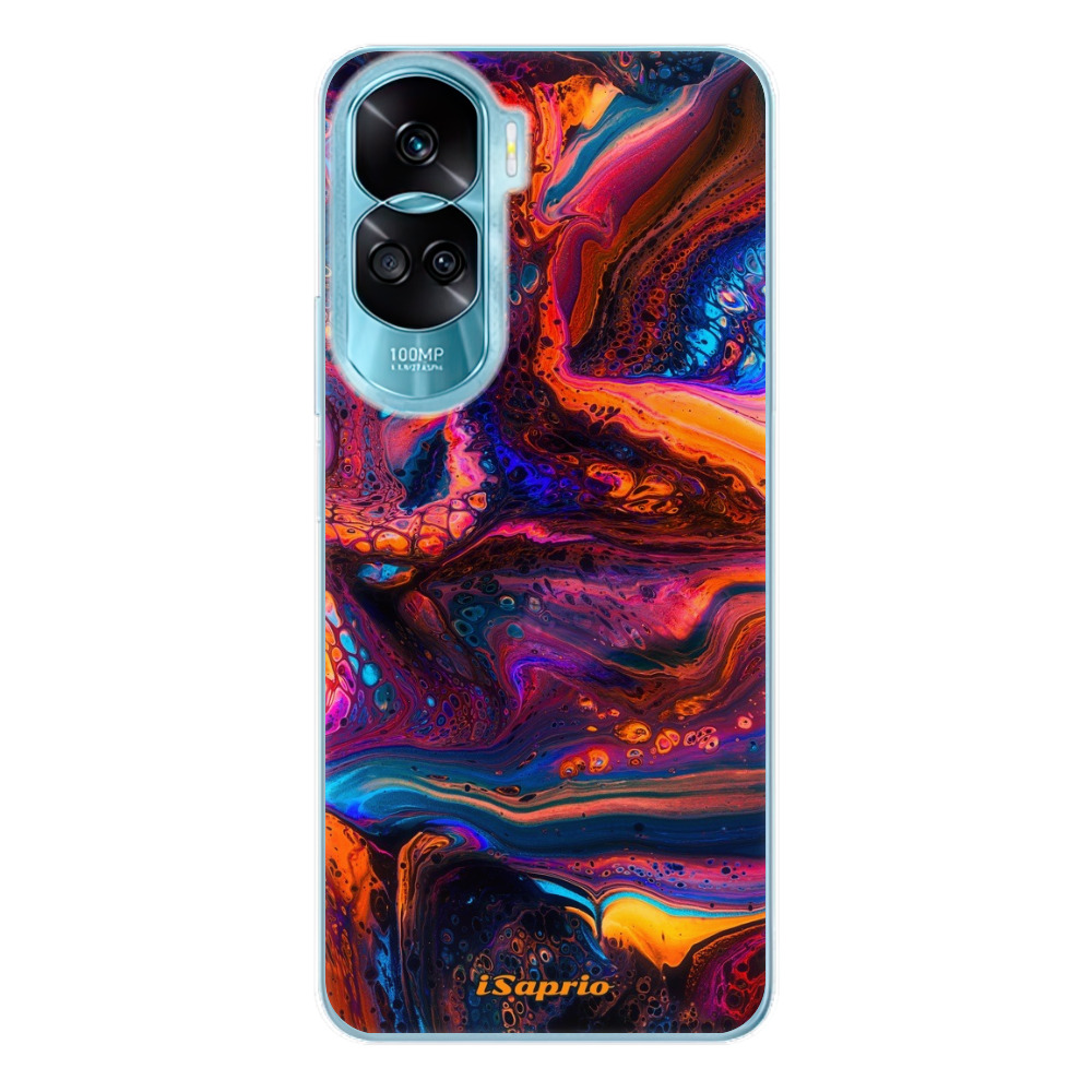 Odolné silikónové puzdro iSaprio - Abstract Paint 02 - Honor 90 Lite 5G