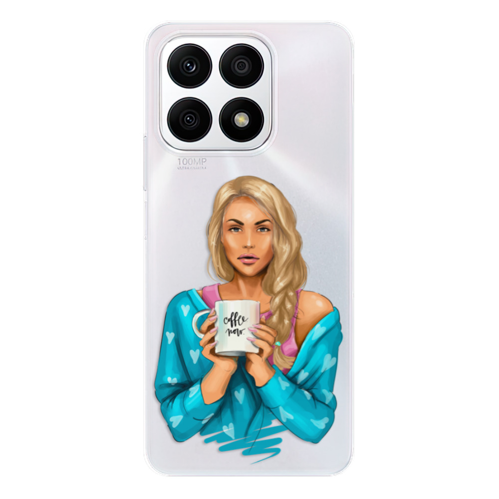 Odolné silikónové puzdro iSaprio - Coffe Now - Blond - Honor X8a