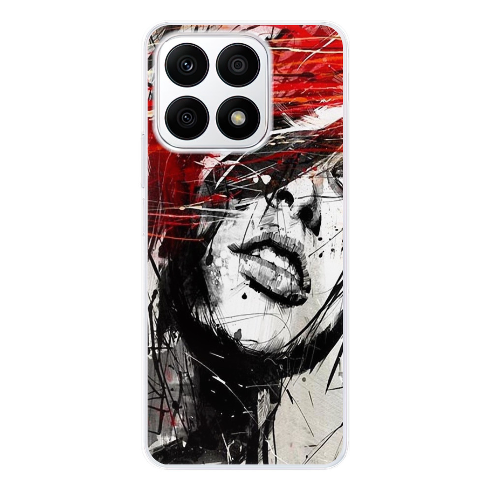 Odolné silikónové puzdro iSaprio - Sketch Face - Honor X8a
