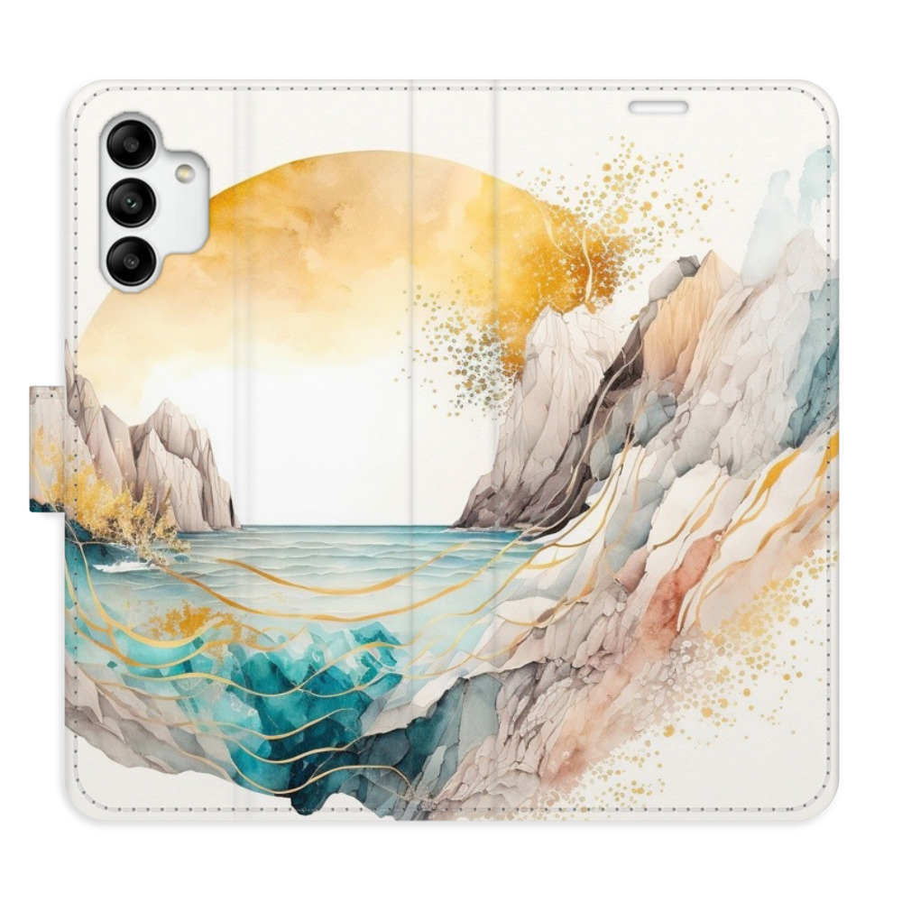 Flipové puzdro iSaprio - Winter in the Mountains - Samsung Galaxy A04s