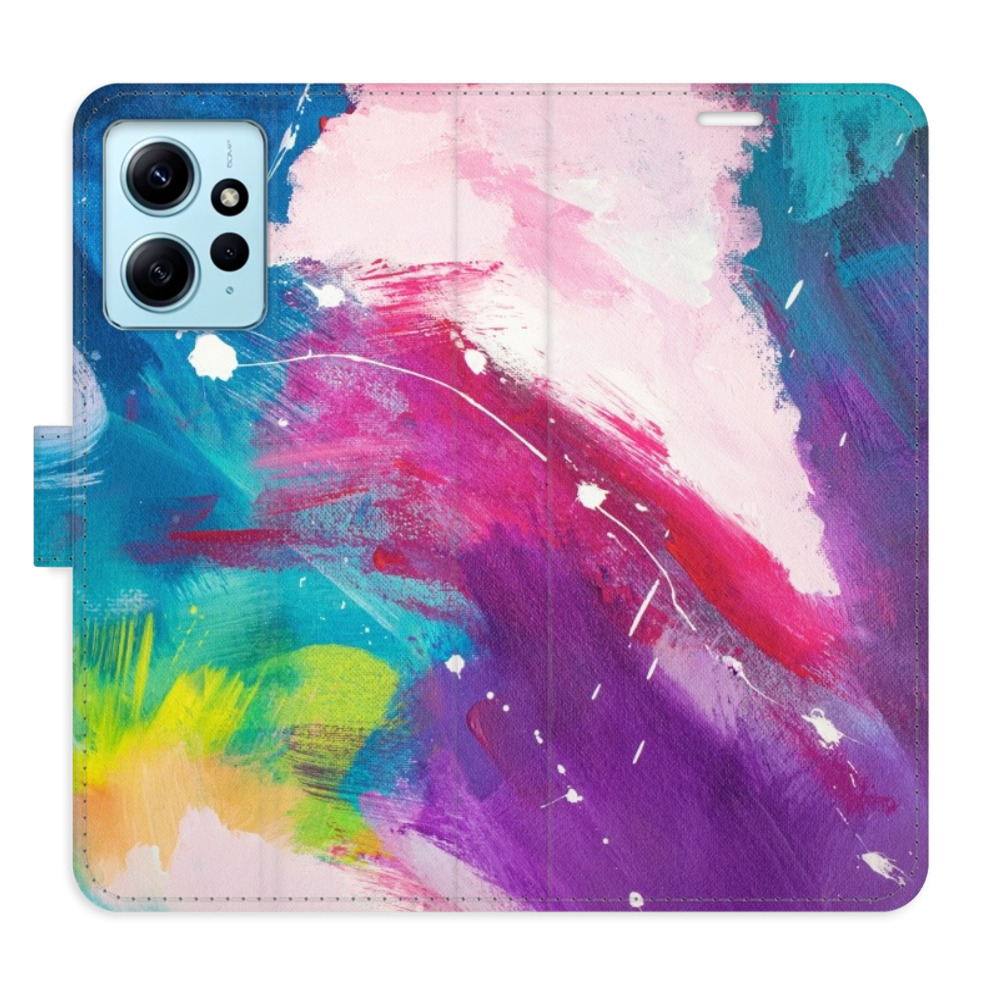 Flipové puzdro iSaprio - Abstract Paint 05 - Xiaomi Redmi Note 12 5G