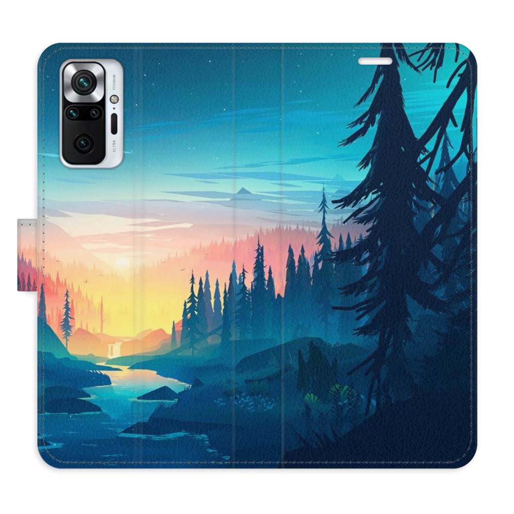 Flipové puzdro iSaprio - Magical Landscape - Xiaomi Redmi Note 10 Pro