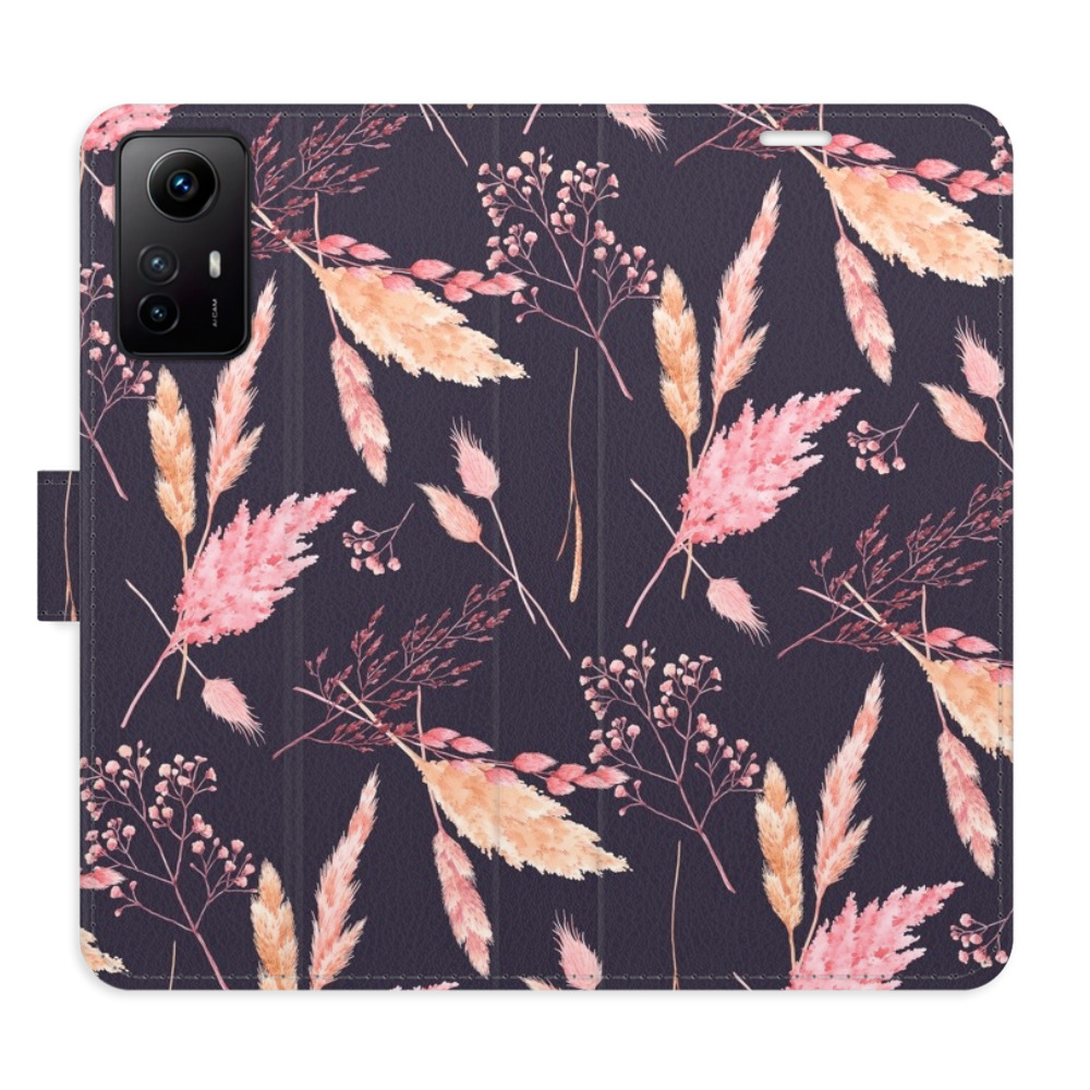 Flipové puzdro iSaprio - Ornamental Flowers 02 - Xiaomi Redmi Note 12S
