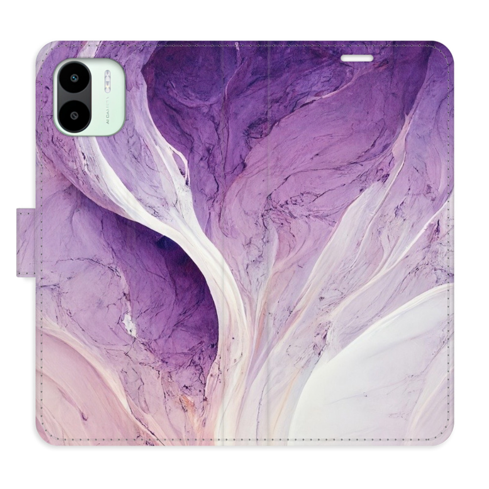Flipové puzdro iSaprio - Purple Paint - Xiaomi Redmi A1 / A2