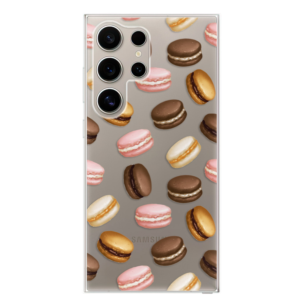 Odolné silikónové puzdro iSaprio - Macaron Pattern - Samsung Galaxy S24 Ultra