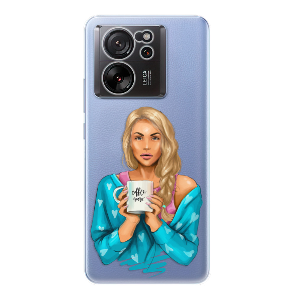 Odolné silikónové puzdro iSaprio - Coffe Now - Blond - Xiaomi 13T / 13T Pro
