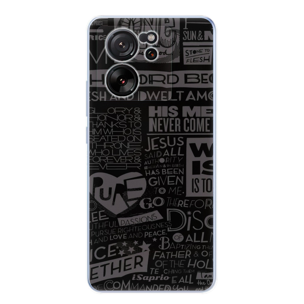 Odolné silikónové puzdro iSaprio - Text 01 - Xiaomi 13T / 13T Pro