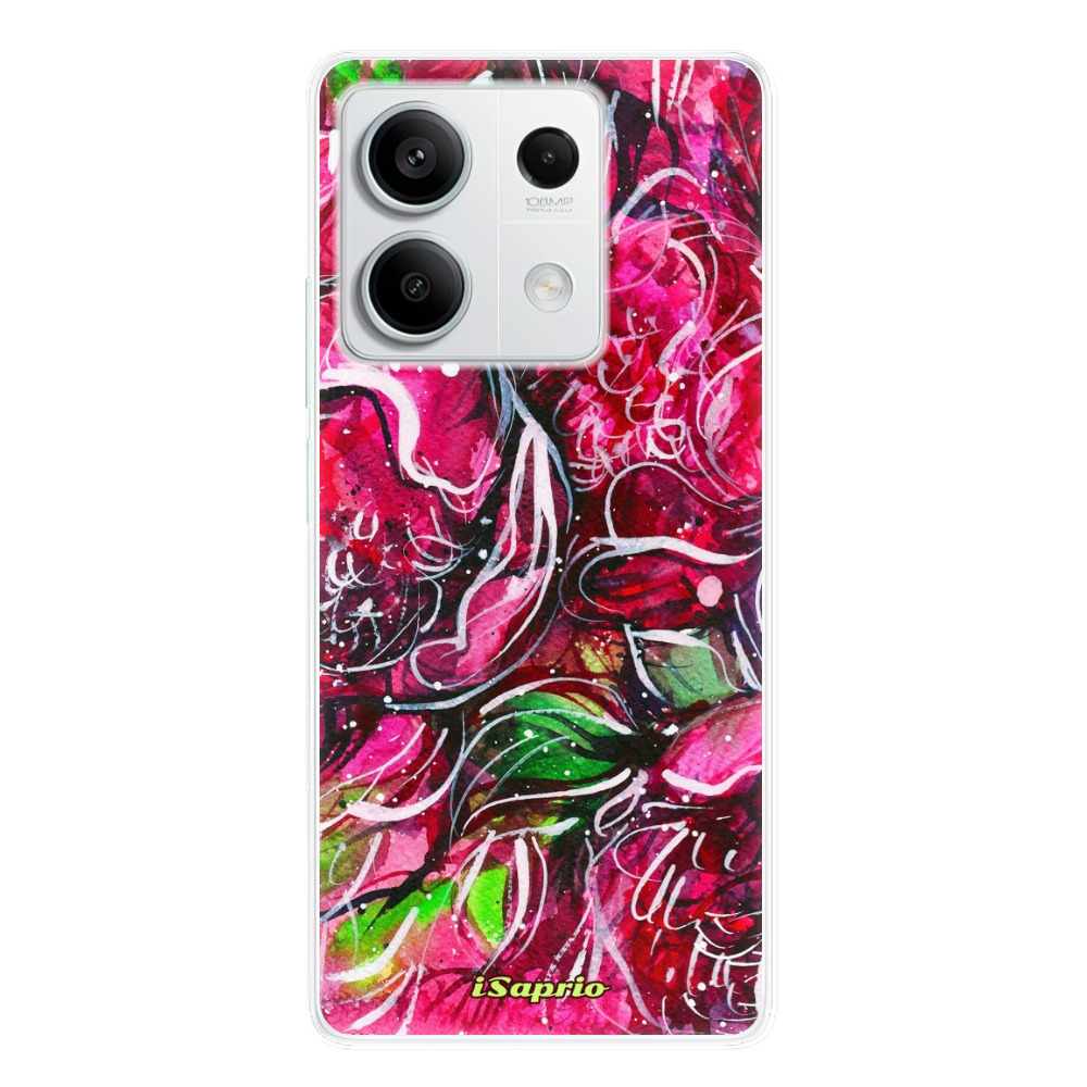 Odolné silikónové puzdro iSaprio - Burgundy - Xiaomi Redmi Note 13 5G