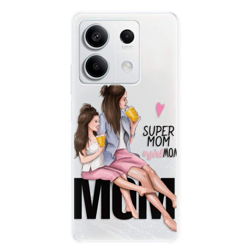 Odolné silikónové puzdro iSaprio - Milk Shake - Brunette - Xiaomi Redmi Note 13 5G