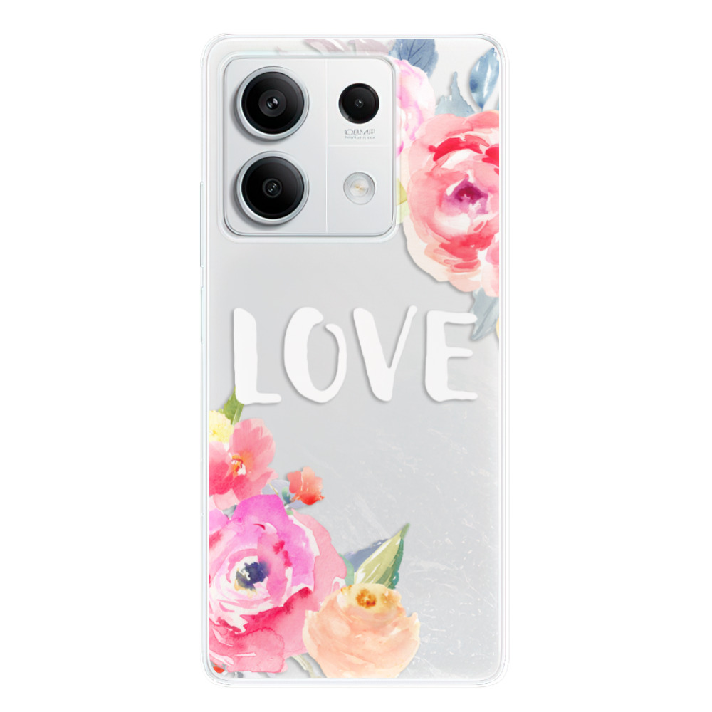 Odolné silikónové puzdro iSaprio - Love - Xiaomi Redmi Note 13 5G