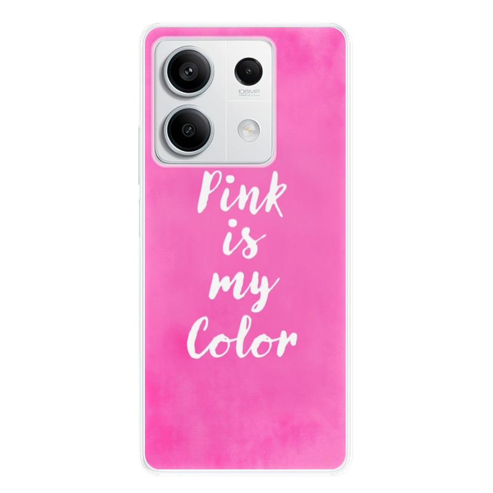 Odolné silikónové puzdro iSaprio - Pink is my color - Xiaomi Redmi Note 13 5G