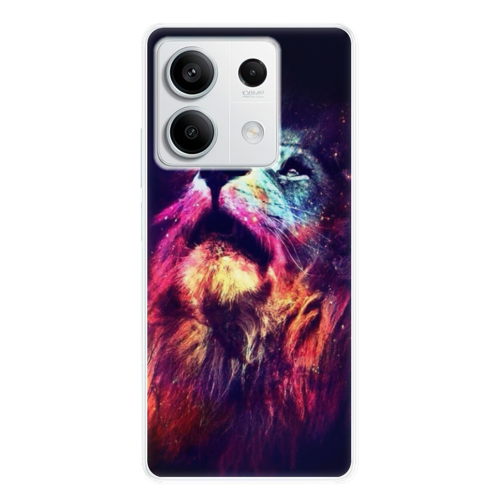 Odolné silikónové puzdro iSaprio - Lion in Colors - Xiaomi Redmi Note 13 5G