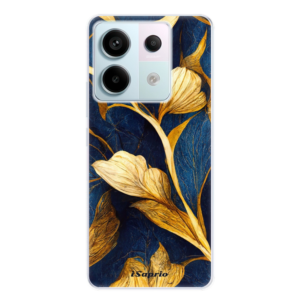 Odolné silikónové puzdro iSaprio - Gold Leaves - Xiaomi Redmi Note 13 Pro 5G / Poco X6 5G