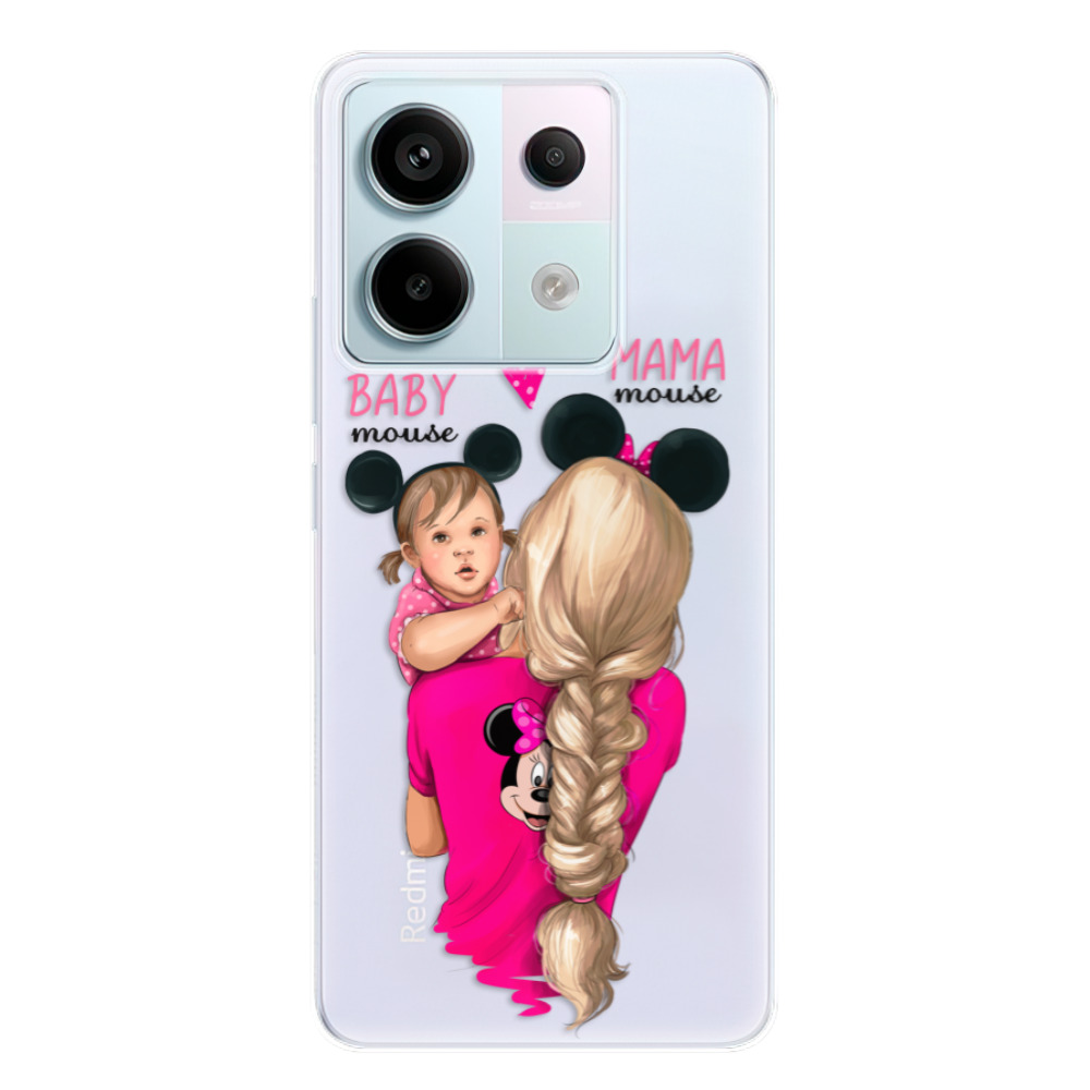 Odolné silikónové puzdro iSaprio - Mama Mouse Blond and Girl - Xiaomi Redmi Note 13 Pro 5G / Poco X6 5G