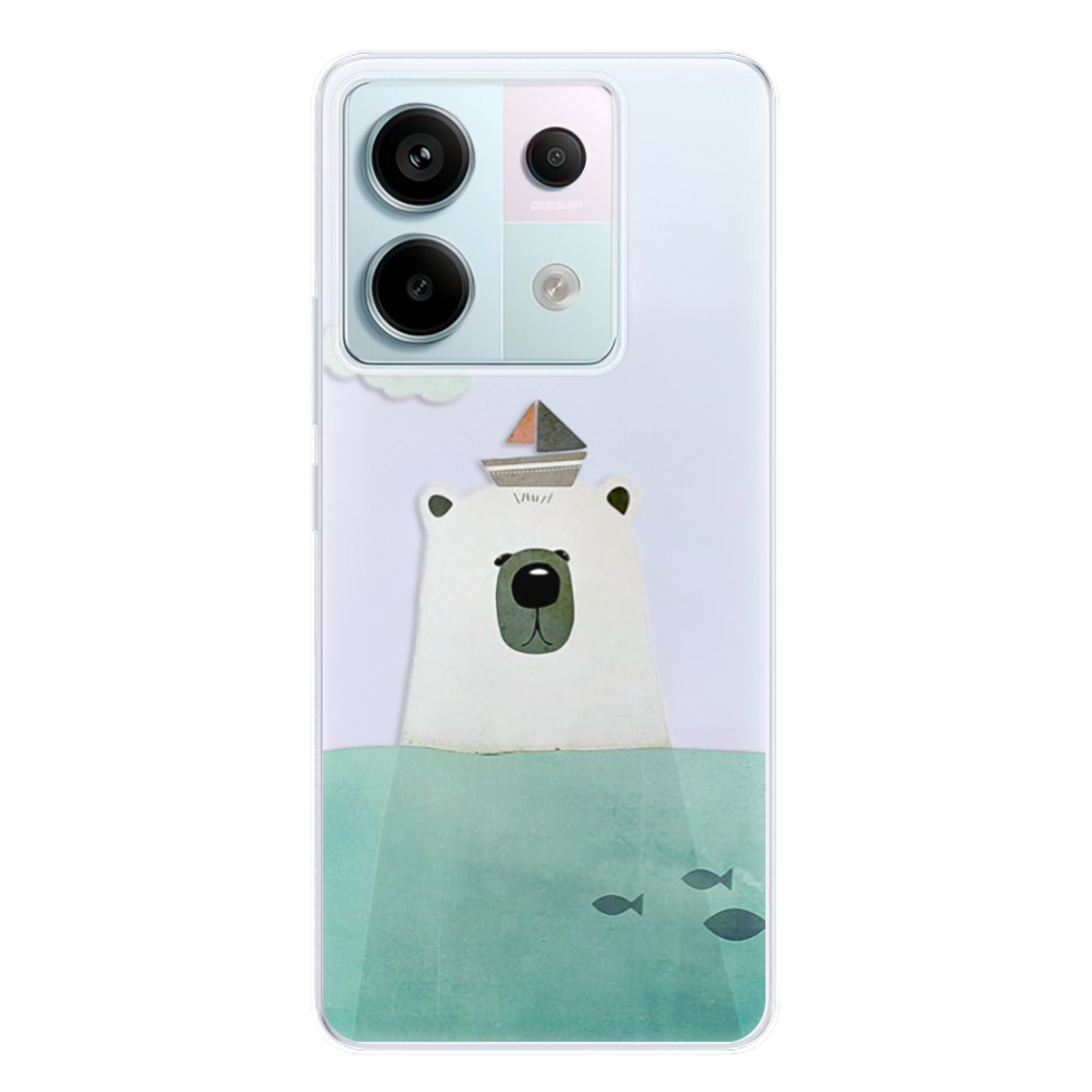 Odolné silikónové puzdro iSaprio - Bear With Boat - Xiaomi Redmi Note 13 Pro 5G / Poco X6 5G