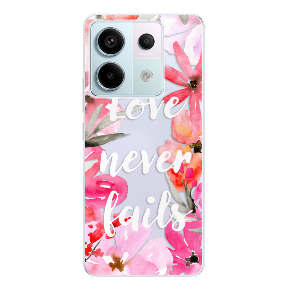 Odolné silikónové puzdro iSaprio - Love Never Fails - Xiaomi Redmi Note 13 Pro 5G / Poco X6 5G
