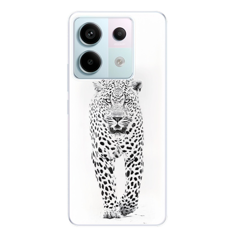 Odolné silikónové puzdro iSaprio - White Jaguar - Xiaomi Redmi Note 13 Pro 5G / Poco X6 5G