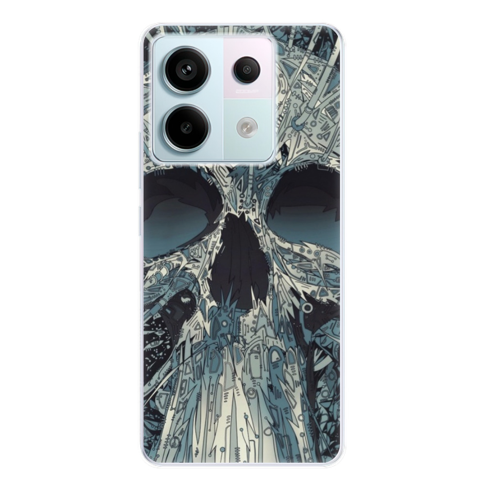 Odolné silikónové puzdro iSaprio - Abstract Skull - Xiaomi Redmi Note 13 Pro 5G / Poco X6 5G