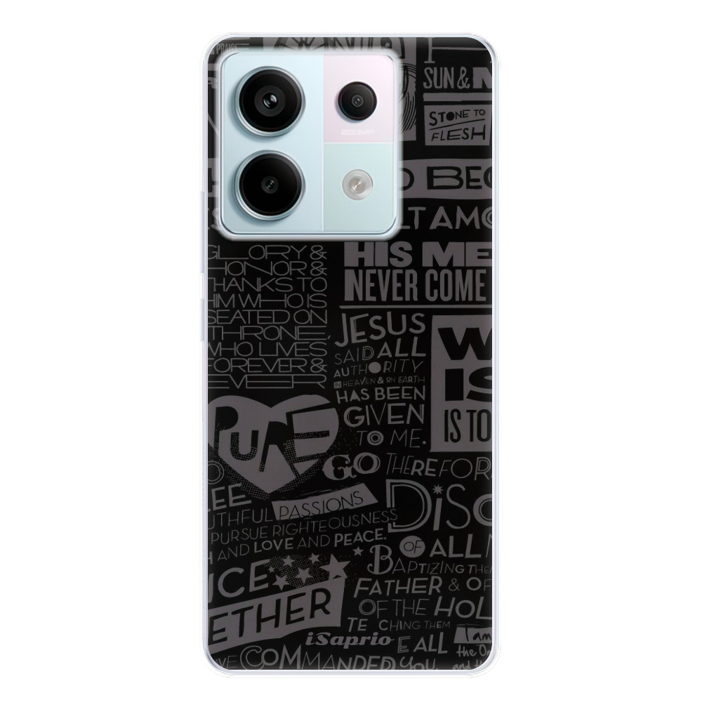Odolné silikónové puzdro iSaprio - Text 01 - Xiaomi Redmi Note 13 Pro 5G / Poco X6 5G
