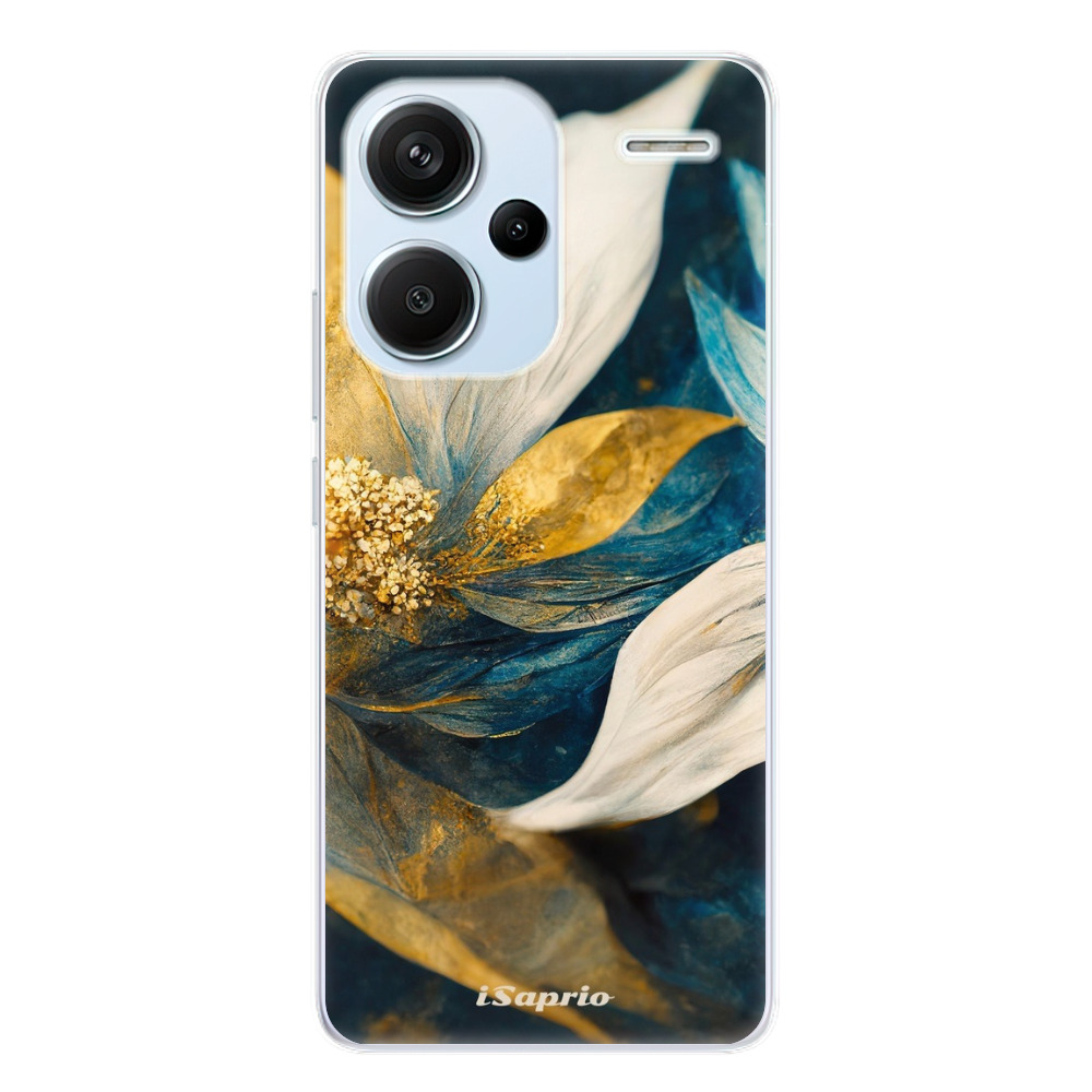 Odolné silikónové puzdro iSaprio - Gold Petals - Xiaomi Redmi Note 13 Pro+ 5G
