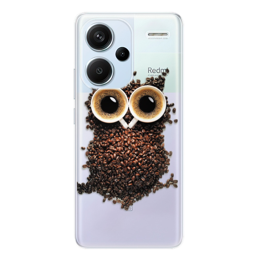 Odolné silikónové puzdro iSaprio - Owl And Coffee - Xiaomi Redmi Note 13 Pro+ 5G