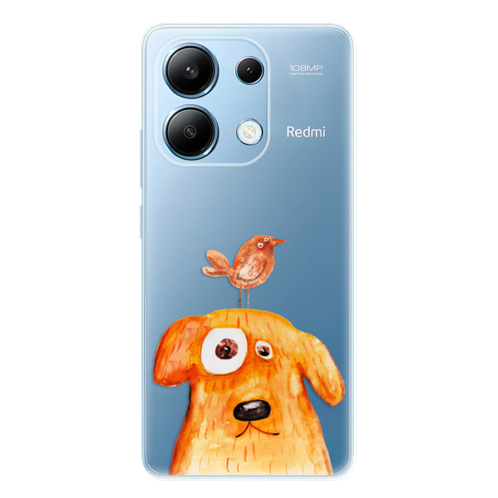 Odolné silikónové puzdro iSaprio - Dog And Bird - Xiaomi Redmi Note 13