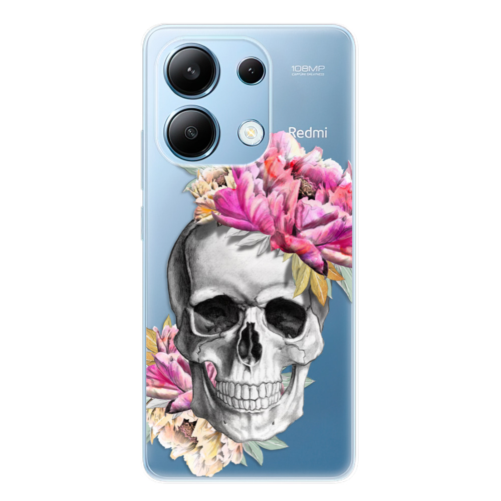 Odolné silikónové puzdro iSaprio - Pretty Skull - Xiaomi Redmi Note 13